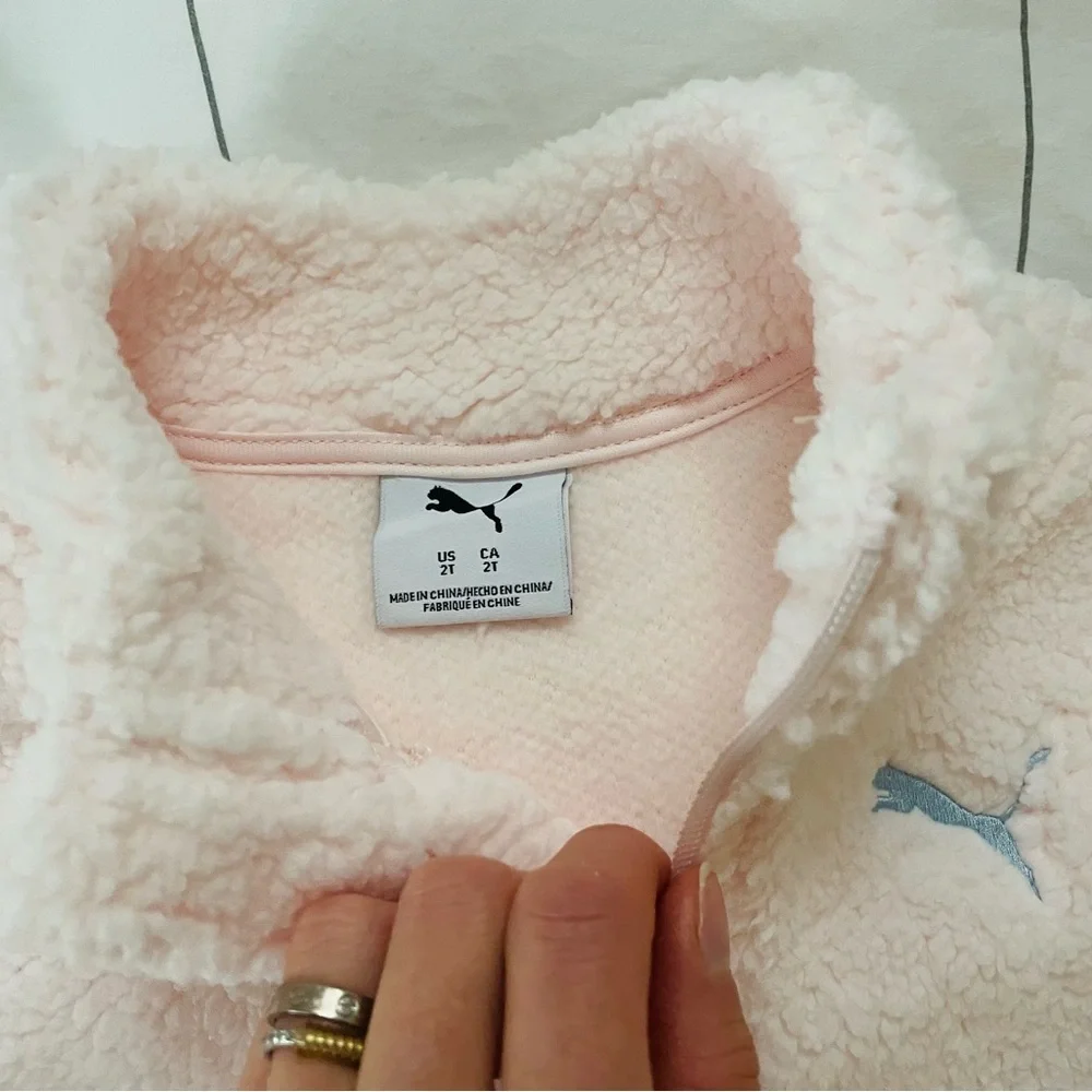 Puma Toddler Girl Fleece 2 Piece Set - Picture 2 of 5
